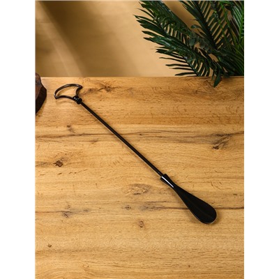 Ложка для обуви, 57 см, латунь