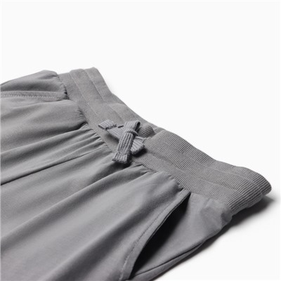 Шорты для мальчика, серые, рост 146 см