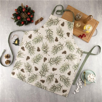 Фартук Этель Christmas tree 60×70 см, 100% хл, саржа 190 г/м²