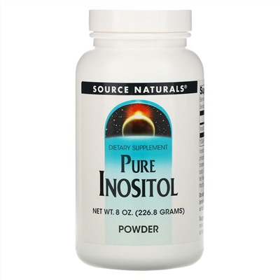 Source Naturals, инозитол, чистый порошок, 226,8 г (8 унций)