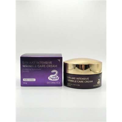 Deoproce Крем с пептидами змеиного яда Syn-Ake Intensive Wrinkle Care Cream