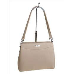 Женская сумка из искусственной кожи, цвет молочный