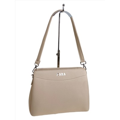 Женская сумка из искусственной кожи, цвет молочный