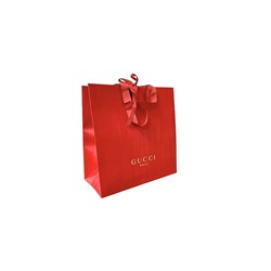 Gucci Beauty подарочный пакет 28*28*13см Красный