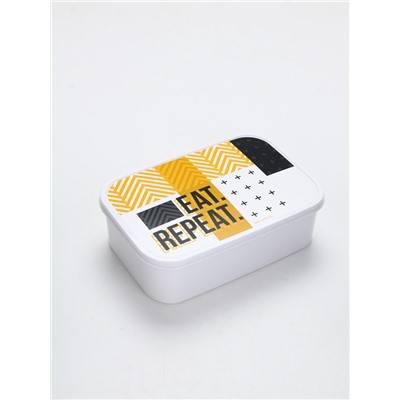 Ланч - бокс прямоугольный «EAT.REPEAT», 1200 мл