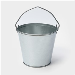 Ведро оцинкованное хозяйственное с ручкой, 7 л, d=24 см, h=24 см, ГОСТ
