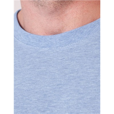 Футболка полуприлегающего кроя с принтом из премиального хлопка