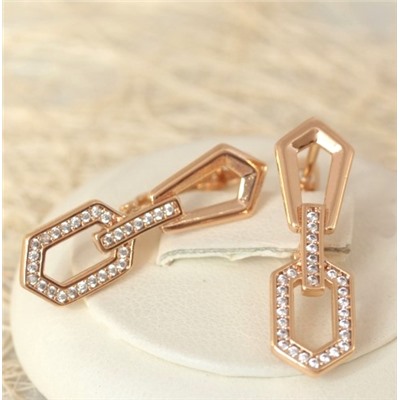 Серьги позолота H01-3713