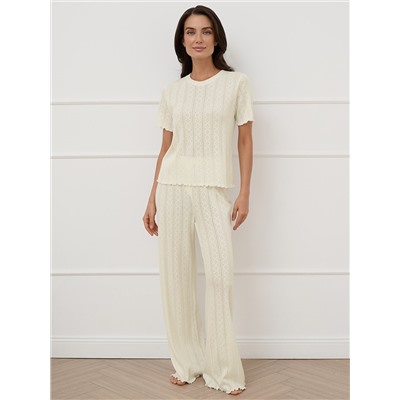 Omsa Пижама OmD 0250D POINTELLE Пижама жен. (Футболка+Брюки широкие с гульфиком), СО