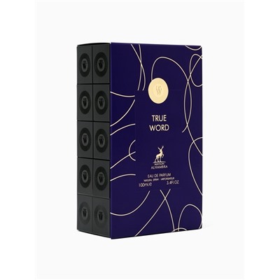 Парфюмерная вода унисекс Maison Al Hambra TRUE WORD, 100 мл (мотив Blue Talisman Ex Nihilo)