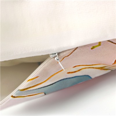 Наволочки декоративные Этель «Тропики» набор 4 шт., 40×40 см, велюр