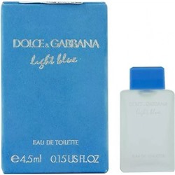 DOLCE & GABBANA LIGHT BLUE edt (w) 4.5ml mini