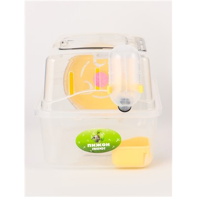 Клетка-переноска для грызунов, 23×17×16 см, прозрачная