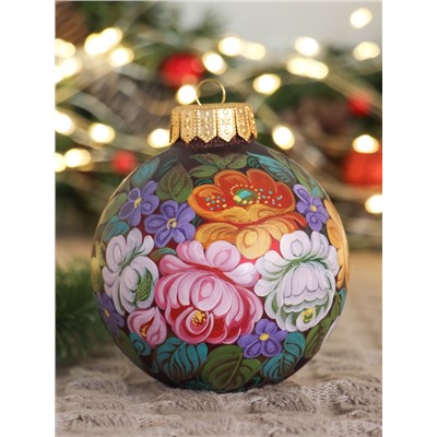 Набор из 2-х ёлочных шаров d=10 см «Вдохновение»