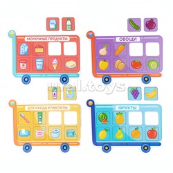 Игра настольная деревянная "Умный шопинг" Baby toys games