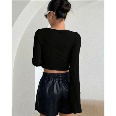 Кофта с рукавами клеш V