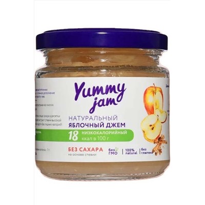 Джем Яблочный с корицей, низкокаллорийный Yummy 200г ЭКОПРОДУКТЫ, 1193793