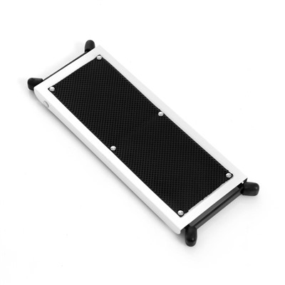 Подставка под ногу гитариста, белая, 25.5×10.5×12.5-25.5 см