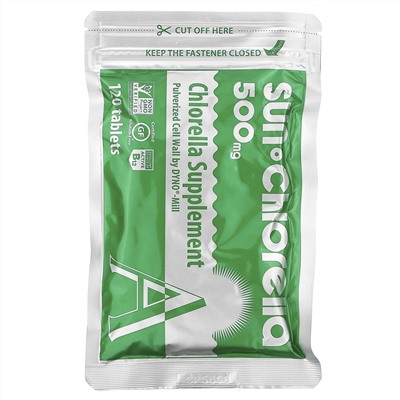 Sun Chlorella, Sun Chlorella A, 500 мг, 600 таблеток