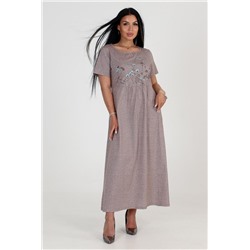 Платье 24761 (Коричневый)