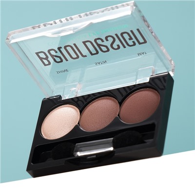 Тени для век 3-х цветные COLOR MANIA тон 36 утренний капучино