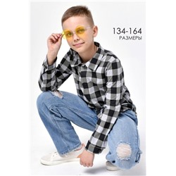 Рубашка м22084 (Серый)