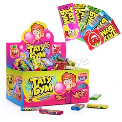 Жевательная резинка с татуировкой "Тату Бум" ассорти 2гр*200шт