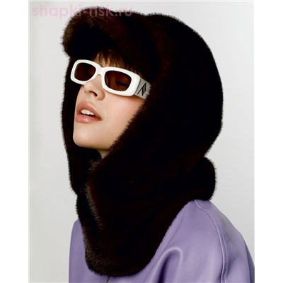 Монклер Капор женский флис экомех норка (56-58)