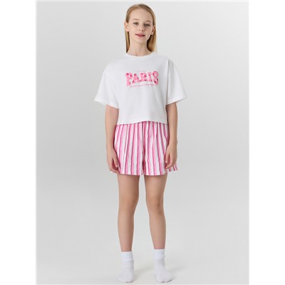 КОМПЛЕКТ ДЛЯ ДЕВОЧЕК (ФУТБОЛКА, ШОРТЫ) 397764