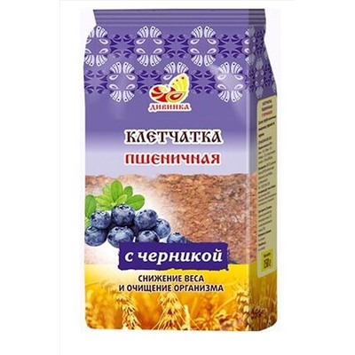 Клетчатка пшеничная Черника бум.пакет 300г ЭКОПРОДУКТЫ, 1182553