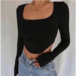 Топ с длинными рукавами