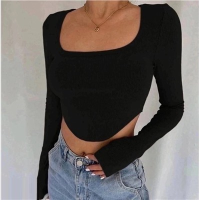 Топ с длинными рукавами