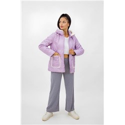 Модная куртка с меховой отделкой Тренд, арт. 926 демисезон. (Магнолия)