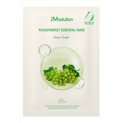 Jmsolution Тканевая маска для лица ревитализирующая с зелёным виноградом / Plansynergy Essential Mask Green Grape, 30 мл KRISTALLER, 1110509