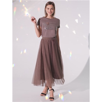 VILATTE Футболка D49.135