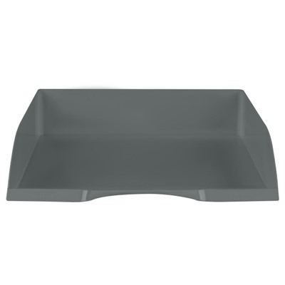 Лоток для бумаг горизонтальный ДЕЛЬТА серый ЛТ650/ЛТГ-30461 Стамм