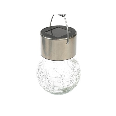 Садовый светильник «Лампочка», уличный, на солнечной батарее, 6×9 см, 1 LED, свечение белое