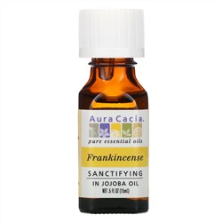 Aura Cacia, чистые эфирные масла, ладан, 15 мл (0,5 жидк. унции)
