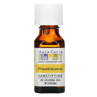 Aura Cacia, чистые эфирные масла, ладан, 15 мл (0,5 жидк. унции)