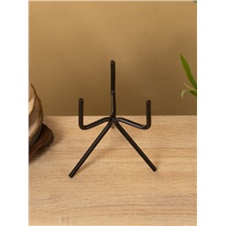 Кашпо на подставке «Малахит», 12×12×20 см, железо