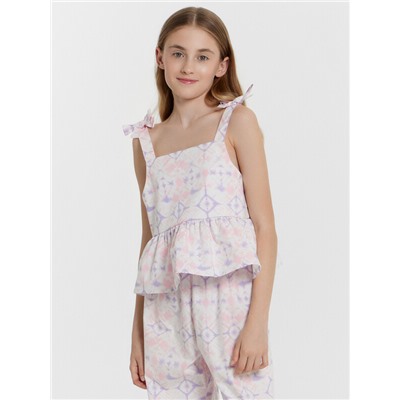 КОМПЛЕКТ ДЛЯ ДЕВОЧЕК (БЛУЗА, БРЮКИ) 397752