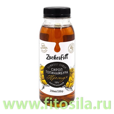 Сироп из Топинамбура натуральный (премиум) без сахара 250мл
