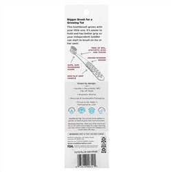 RADIUS, Totz Plus Brush, 3 Years +, Extra Soft, Gray Purple, 1 Toothbrush