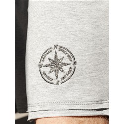 Шорты из тонкого футера с эластаном