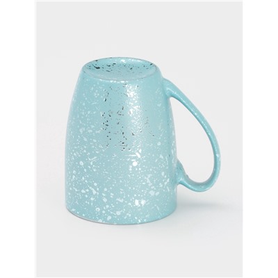Кружка Доляна «Блеск», 350 мл, керамика, голубая
