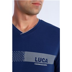 Футболка с принтом больших размеров 86095