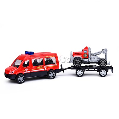 Машина "Пожарная служба" металл, вкоробке