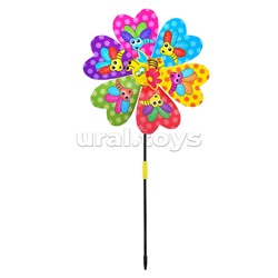 Ветерок "Цветок с насекомыми" 21*50см., в пакете