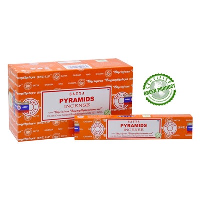 SATYA Бангалор Ароматические палочки Pyraminds  (15г.*12уп)