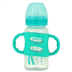 Dr. Brown's, Milestones, Sippy Bottle, 6M+, Turquoise, 9 oz (270 ml)